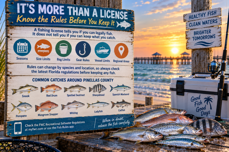 Check current seasons, sizes, and bag limits