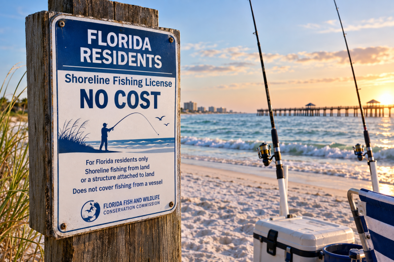 Florida residents have a shoreline-only option