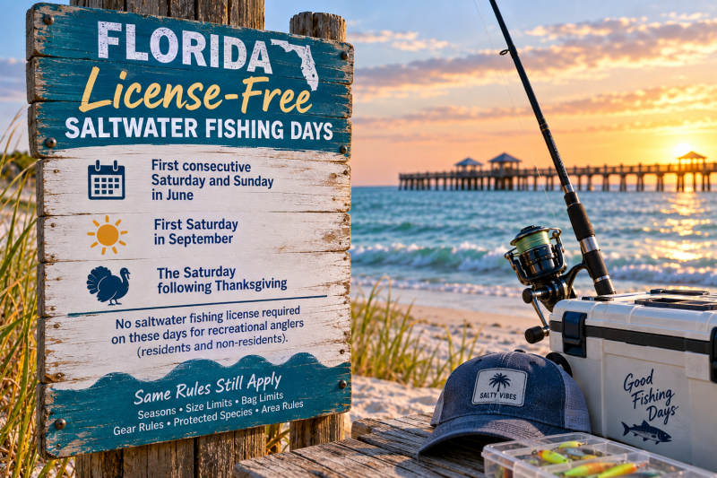 License-free days still have rules