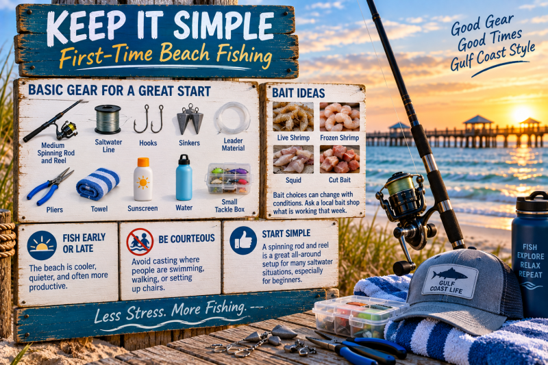 Shore fishing basics for beginners